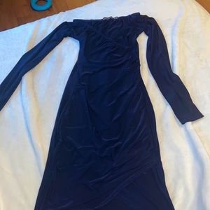 Navy blue dress
